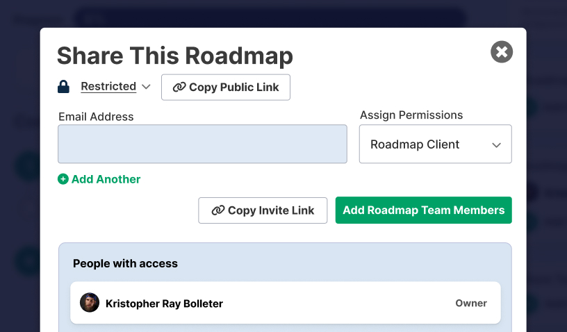 Simple Sharing and Access - Roadmap Tracker Feature Image